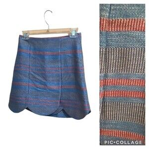 Kuho Scalloped Hem Skirt